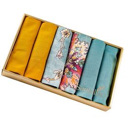 НАБОР САЛФЕТОК ИЗ 6-ТИ ШТ 40Х40, АНТИК,Х/Б 100