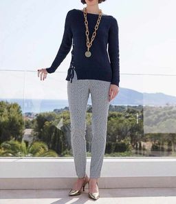 Пуловер, синий - Heine фото 5