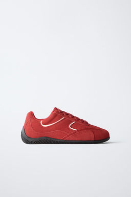 LEATHER SNEAKERS - Zara фото 9