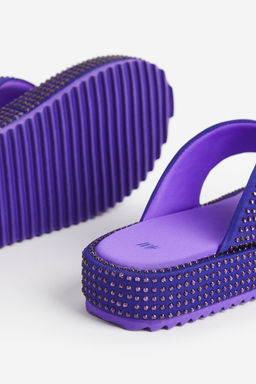 Chancletas de plataforma plana - H&m фото 3