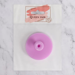 Щётка для умывания «Круг», силиконовая, на присоске, d=5.5 см, МИКС