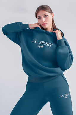 Арт. 2522 Костюм с брюками женский 44-52 (5 шт) Цвет:верх- изумруд, низ- изумруд