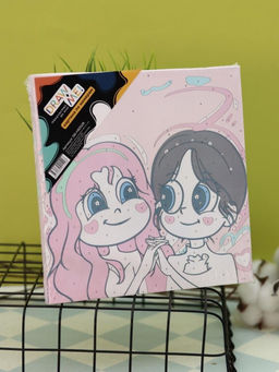 Картина по номерам на подрамнике Draw Me! Two girlfriends, (20*20 см)