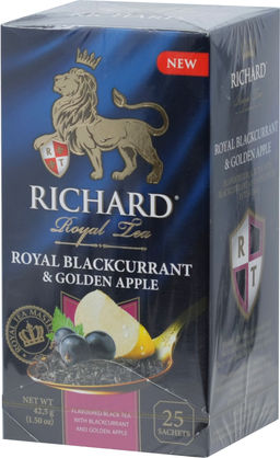 Richard. Черная смородина и Золотое яблоко карт.упаковка, 25 пак.