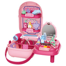 Чудо-чемоданчик. Набор 2в1 Салон красоты, не менее 30 предметов - Abtoys фото 5