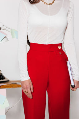 Брюки KOKOdea 6.10 красный  фото 5