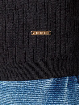 Джемпер тонкой вязки из вискозы с нейлоном