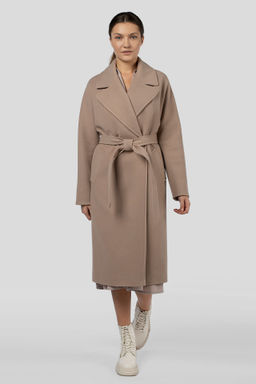 Пальто женское демисезонное (пояс) - El podio фото 9