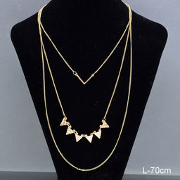 Колье многослойное 70 см / 1306-2/ АКЦИЯ