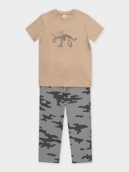 К 1599/бежевый,пиксельный камуфляж пижама для мал