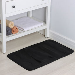 Коврик для ванной и туалета SAVANNA Bath, 50?80 см, чёрный  фото 2
