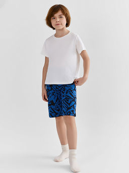 Шорты домашние для мальчиков синие