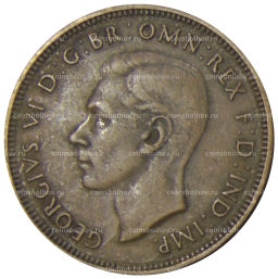 1/2 пенни 1938 года Австралия