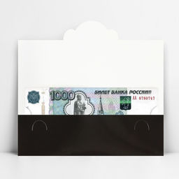 Цена за 10 шт. Конверт для денег фигурный «Самому лучшему», 17.5 х 8 см