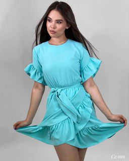 Платье Селин (тиффани) - Nadi bordo фото 3