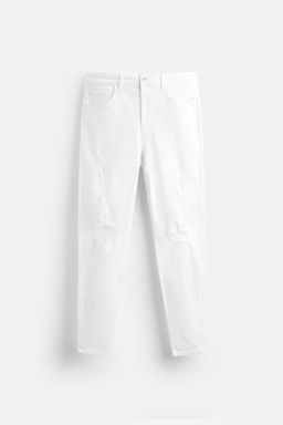 RIPPED SKINNY FIT JEANS - Zara фото 6