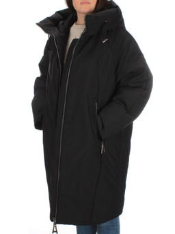 M-9097 BLACK Пальто зимнее женское CORUSKY (верблюжья шерсть)