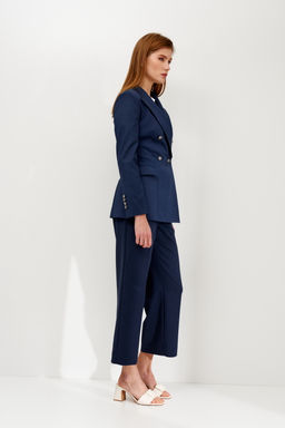 Двубортный жакет из хлопка Don (Цвет: Синий) - Morozov Amavie фото 9