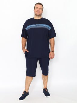 CRB wear/CWLM 60325-41 Футболка мужская,темно-синий/Ex.Cherubino  фото 2