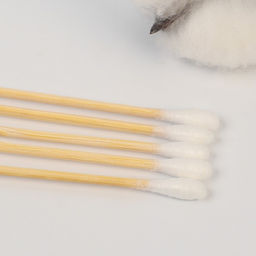 Ватные палочки, пакет 200 шт., наконечник - классика, хлопок/бамбук(стик)