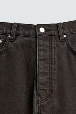 WAXED FLARE FIT JEANS - Zara фото 10