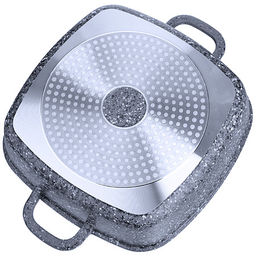 29030 Кастрюля алюминий 3,4л. 26см.ГРАНИТ.MB(х8) - Mayer&boch фото 3