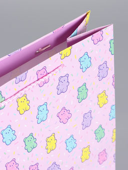 Пакет подарочный ламинированный «Мишки», 26×12×32 см