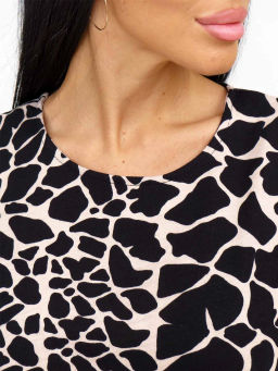 Платье женское, цвет синий бежевый - Текс-плюс фото 17