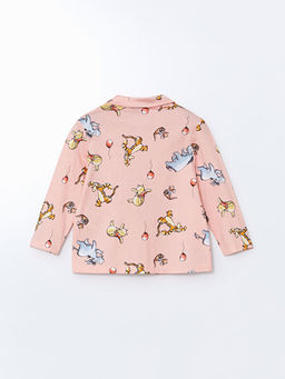 Winnie the Pooh Bask?l? K?z ?ocuk Pijama Tak?m