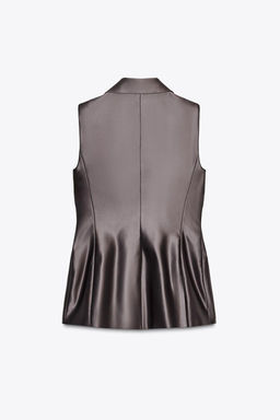 SATIN WAISTCOAT - Zara фото 7