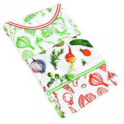 Полотенце вафельное 48х62см "Ассорти", хлопок 100%, 171гр/м2, комплект 3шт, "Домашняя мода" (Россия)