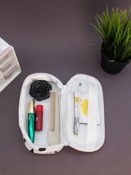 Пенал-косметичка "Funny animals", white (20*12*6.5 см)