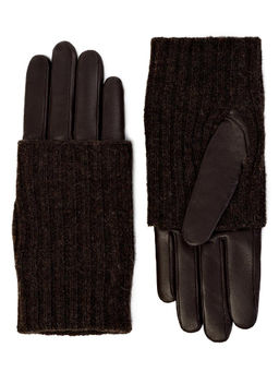 Перчатки женские ш+каш. IS01331 d.brown - Eleganzza фото 2