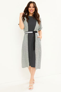 Платье Magia mody 2075 черный+белый