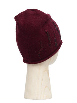 Шапка жен. шерсть+анг+нейл LB-D77027 bordo - Labbra фото 8