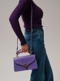 Сумка Azaro 30693 фиолетовый цветок