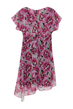 Cok Renkli Cicek Desenli A Kesim Degaje Yakal? Mini Dokuma Elbise TWOSS24EL00900 - Trendyolmilla фото 7