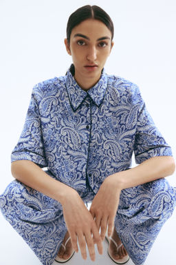 Camisa estampada de sat?n - H&m фото 2