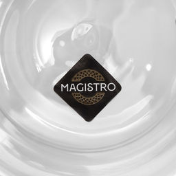 Кружка с двойными стенками Magistro «Дуо», 280 мл, 13.5×9.5×8 см, стекло, прозрачная