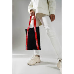 Сумка шопер Верь в себя, 35 х 30 см, с подкладом, на кнопке, черный - Nazamok фото 7