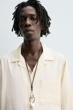 CREASED-EFFECT FLOWING SHIRT - Zara фото 5