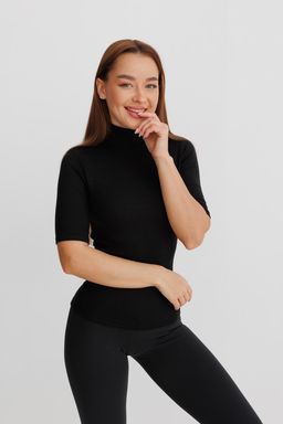 Футболка Водолазка / Skivvy Черный