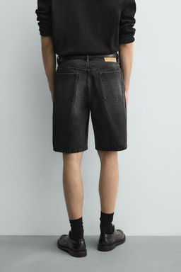 BERMUDA DENIM STRAIGHT FIT / Carb?n - Zara фото 3