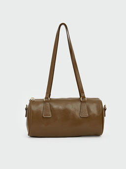 Deri G?r?n?ml? Kad?n Bowling Omuz ?antas?