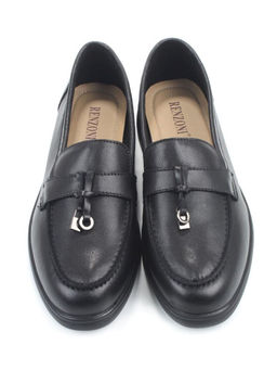 06-DYL138-1 BLACK Туфли женские (натуральная кожа)