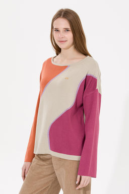 U. S. Polo Assn Женский свитер с круглым вырезом из каменного меланжа - U.s. polo assn фото 16