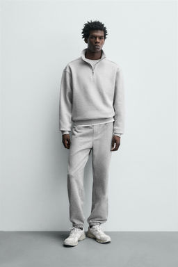 PANTAL?N JOGGER REGULAR FIT B?SICO / Gris vigor? - Zara фото 7
