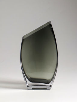 Ваза, «Эйми», 20×11 см, стекло, серая