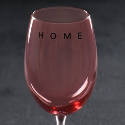 Бокал для вина Home, 360 мл, розовый