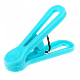 Прищепка пластмассовая 16 штук 6,3см цветная "Лада" в п/эт пакете на картоне (Китай)